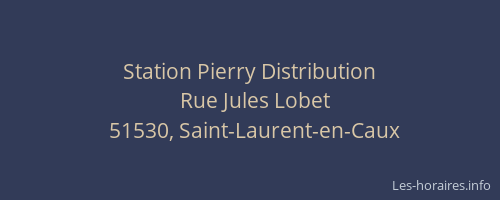 Station Pierry Distribution