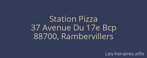 Station Pizza