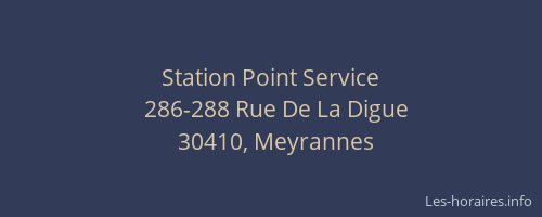 Station Point Service