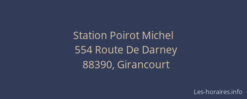 Station Poirot Michel
