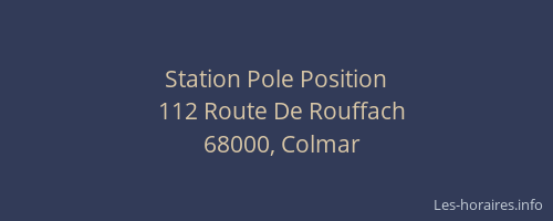 Station Pole Position