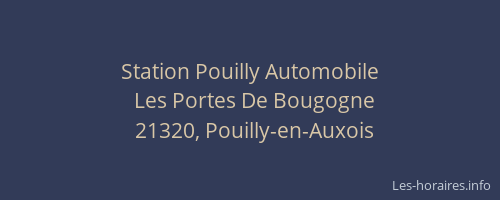 Station Pouilly Automobile