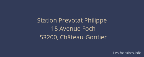 Station Prevotat Philippe