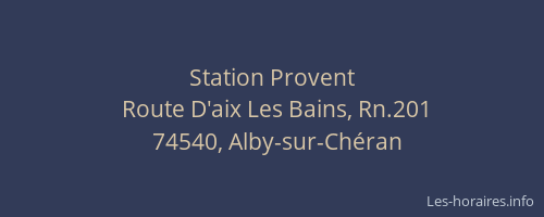 Station Provent