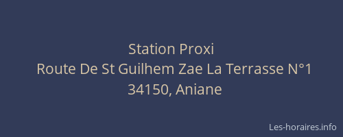 Station Proxi