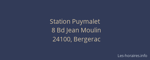 Station Puymalet