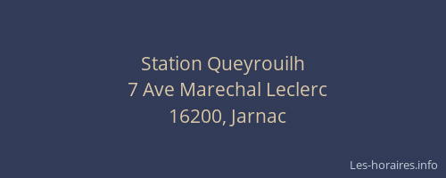 Station Queyrouilh