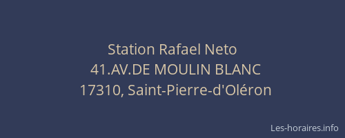 Station Rafael Neto