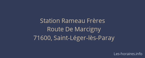 Station Rameau Fr&egrave;res