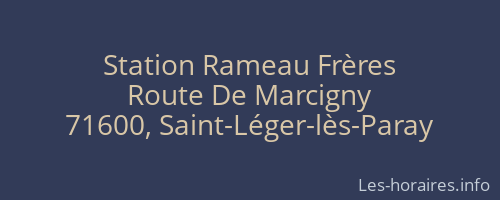 Station Rameau Frères