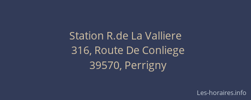 Station R.de La Valliere