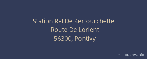 Station Rel De Kerfourchette