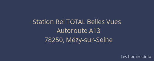 Station Rel TOTAL Belles Vues