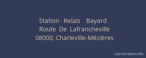 Station   Relais    Bayard