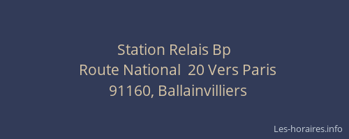 Station Relais Bp