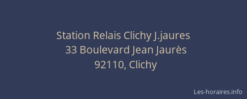 Station Relais Clichy J.jaures
