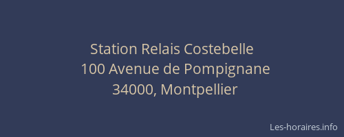 Station Relais Costebelle