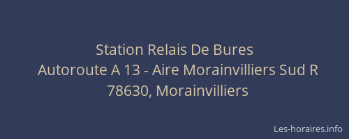Station Relais De Bures
