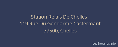Station Relais De Chelles