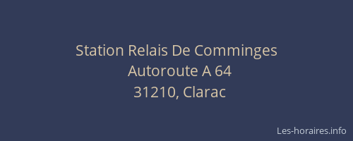Station Relais De Comminges