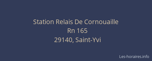 Station Relais De Cornouaille