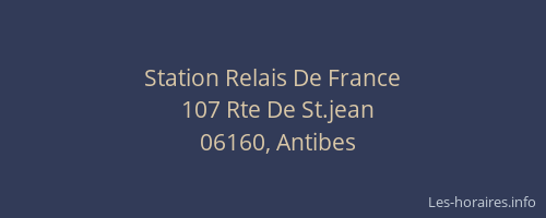 Station Relais De France