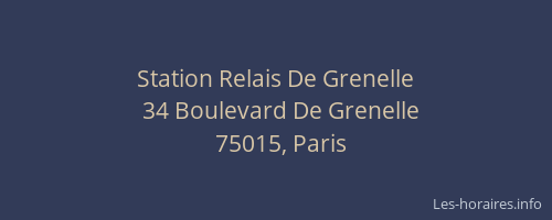 Station Relais De Grenelle
