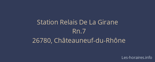 Station Relais De La Girane