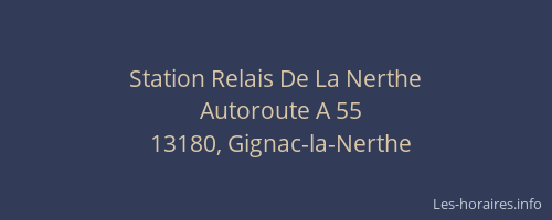 Station Relais De La Nerthe