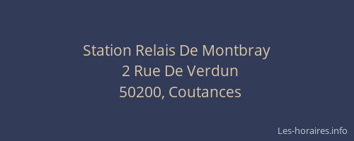 Station Relais De Montbray