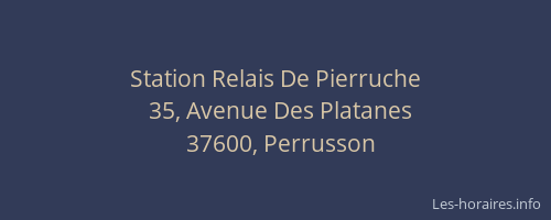 Station Relais De Pierruche