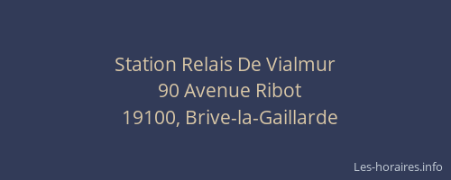 Station Relais De Vialmur