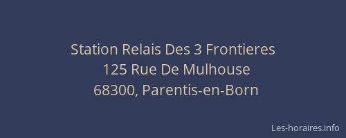 Station Relais Des 3 Frontieres