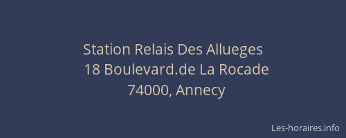 Station Relais Des Allueges