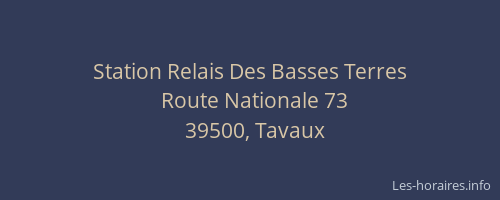 Station Relais Des Basses Terres