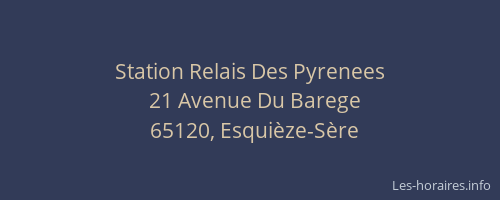 Station Relais Des Pyrenees