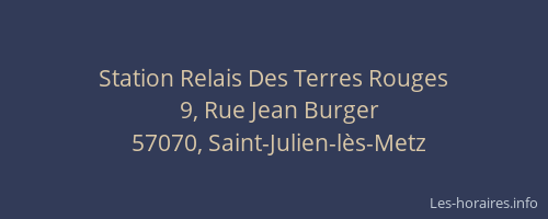 Station Relais Des Terres Rouges
