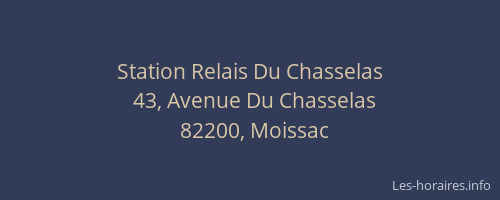 Station Relais Du Chasselas