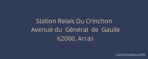 Station Relais Du Crinchon