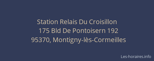 Station Relais Du Croisillon