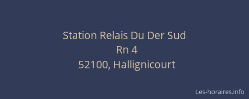 Station Relais Du Der Sud