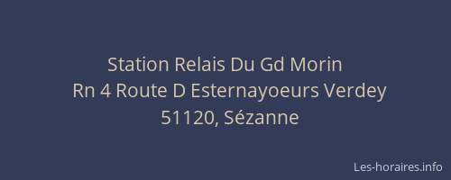 Station Relais Du Gd Morin