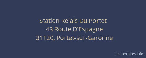 Station Relais Du Portet