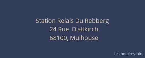 Station Relais Du Rebberg
