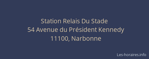 Station Relais Du Stade