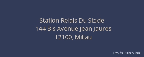 Station Relais Du Stade