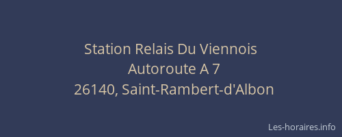Station Relais Du Viennois
