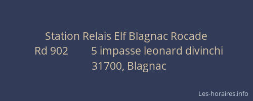 Station Relais Elf Blagnac Rocade