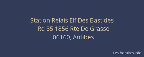 Station Relais Elf Des Bastides