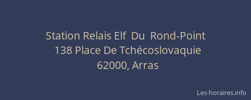 Station Relais Elf  Du  Rond-Point